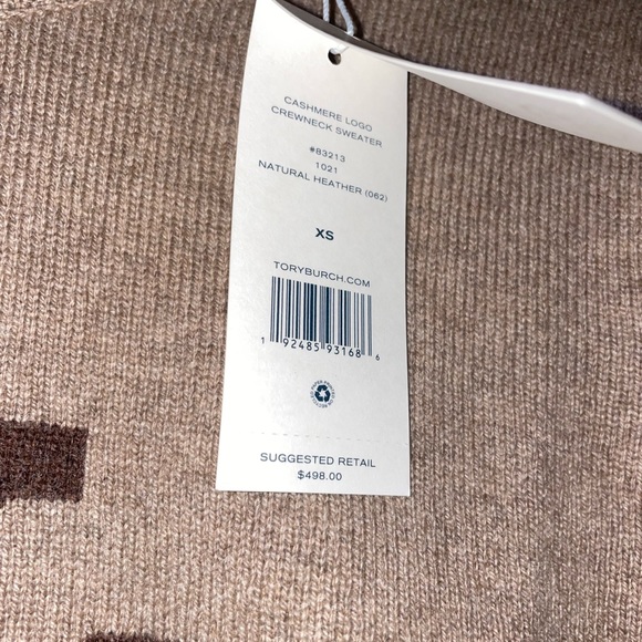 Tory Burch Cashmere Logo Sweater - Picture 3 of 7